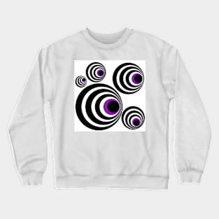 Optical Illusions, Visual Phenomena, circle pattern Crewneck Sweatshirt